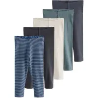 Next Leggings bleu cyan / gris basalte / greige / noir