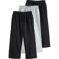Next Pantalon gris clair / noir