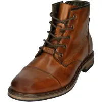 Bugatti Bottines à lacets 'Marcello I' cognac