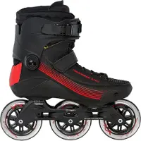 Powerslide Swell Black 100 3D Adapt, patins à roulettes unisexes de fitness, roulements ABEC 7, taille 47