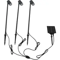 LINDBY Luminaires d'extérieur , Myric, Noir, Aluminium, Moderne