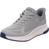 SKECHERS pour homme. 118423 Trainers Bobs Squad 4 green (41), Plat, Lacets, Casuel, Vert