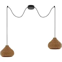 LUCANDE Luminaires d'extérieur , Taniola, dimmable, Bois, Terrasse, Bois, Rustique