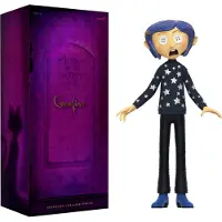 Super7 Coraline Supervinyl Coraline Button Eyes 40 Cm Figure Bleu