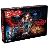 Winning Moves Hasbro RISK Jeu de société Stranger Things Stratégie 2-5 joueurs Cadeau