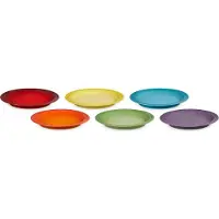 Le Creuset Set d'assiettes plates, Assiettes, Multicolore