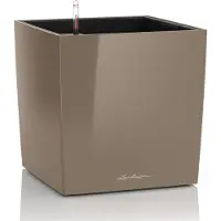Lechuza Cube Premium 40 - Kit Complet, Taupe Brillant 40 Cm