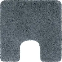 Spirella Tapis de WC - Microfibre - Antidérapant - HIGHLAND - 55x55cm - Gris