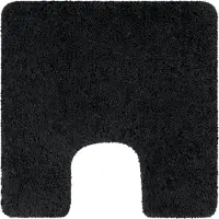Spirella Tapis de bain Microfibre HIGHLAND 55x55cm Noir
