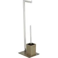 MSV Combin? Wc Inox et Verre Taupe