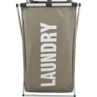 MSV Pongotodo Laundry Clothes Basket Vert 35 x 35 x 58 cm