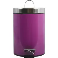 MSV 3700703905103, 3 litres, forme ronde, en acier inoxydable, couleur violette, pour l'extérieur (terrasse), en acier inoxydable