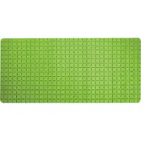 MSV Tapis Fond de baignoire antid?rapant Caoutchouc QUADRO 36x76cm Vert