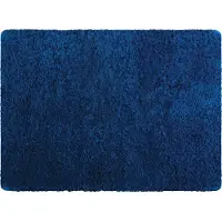 MSV Tapis de bain Microfibre 50x70cm Bleu Marine