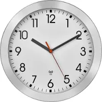 TFA-Dostmann 60.3546.02 Horloge murale radiofréquence 25 cm x 4 cm Aluminium (brossé) (60.3546.02)