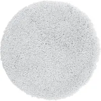 Spirella Tapis de bain - SPIRELLA - HIGHLAND - Microfibre - Ø110cm - Blanc