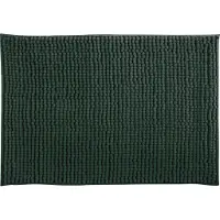 MSV Tapis de bain Microfibre CHENILLE 50x80cm Vert Fonc?