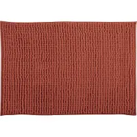 MSV Tapis de bain Microfibre CHENILLE 50x80cm Terracotta