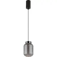 Globo Suspension ronde Fluoro Simple, Noir