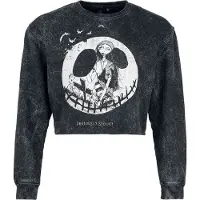 The Nightmare Before Christmas Sweat-shirt Disney de - Seriously Sppoky - Haut Manches Longues - L - XL - pour Femme - gris - Taille XL