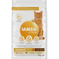 IAMS Adult Hairball au poulet frais pour chat