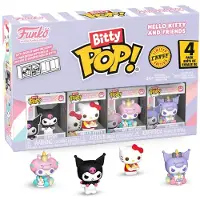 Funko POP! Pop! Hell Kitty i Przyjaciele - Zestaw 4 Figurk Bitty POP Kuromi