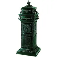 Ks Verlichting Boîte aux lettres Postbox Gigant B10B colonne - noir