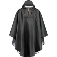 Mirage Poncho de pluie en polyester - noir