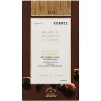 Korres Argan Oil coloration cheveux permanente à l'huile d'argan teinte 9.0 Very Light Blonde 50 ml