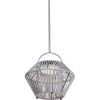QAZQA Lampe de table bohème grise avec LED à 3 niveaux de gradation IP54 rechargeable à énergie solaire - Duco