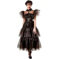 Rubies Deluxe Dance Wednesday Costume Marron S