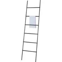 Steinbach Echelle porte-serviettes noire Jayden 45x170