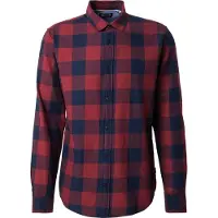 Jack & Jones Chemise bleu foncé / lie de vin