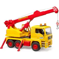 BRUDER Man Tga Kran-lkw Tractor Rouge