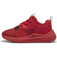 Puma Baskets basses enfant Wired 2 PS garcons - Rouge - 34