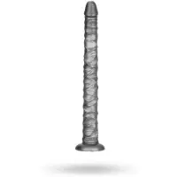 Lovetoy King Sized - grand vibromasseur - 40,5 cm - gris