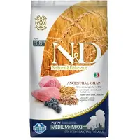 Farmina Croquettes N&D Ancestral Grain Puppy Medium&Maxi Agneau - nourriture sèche pour chiens - 12 kg