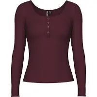 Pieces T-shirt 'PCKitte' lie de vin