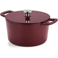 Fissler Moments Casserole Bourgogne Rouge - Casserole en fonte (20 cm)
