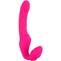 You2Toys Vibrating Strapless Strap-on vibromasseur muni d’un stimulateur clitoridien 21,8 cm