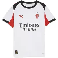 Puma Ac Milan 25/26 Replica Away Junior Short Sleeve T-shirt Blanc 5-6 Years Enfants