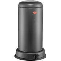Wesco 134531-77 Baseboy 20 Poubelle en GRAPHITE MATTE avec volume de déchets de 20 litres et pédale / Poubelle à pédale / Poubelle