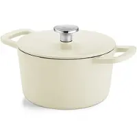 Fissler Bräter Gusseisen rund, Elfenbein weiss