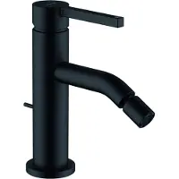 Kludi Mitigeur de bidet NOVA FONTE PURA avec barre de traction noir mat