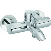 Kludi Bozz Robinetterie pour baignoire et douche DN15, chrome, 1 pièce.