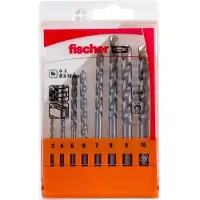 Fischer Forets à pierre D-S Set 3-10mm 8pcs - 543027