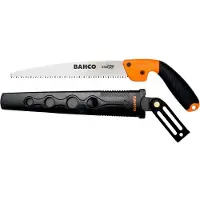 Bahco 5124-JS-H - Scies arboricoles avec manche bi-matière et étui pour la coupe de bois vert