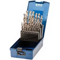 Bohrcraft Foret à Métaux Din 338 N Hss-g 25 Pièces