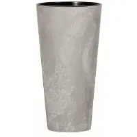 Prosperplast Tubus Slim Effect Flowerpot 76.2x40x40 Cm Gris