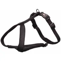 Trixie Premium Harnais en Y - noir - 50-60 cm/15 mm